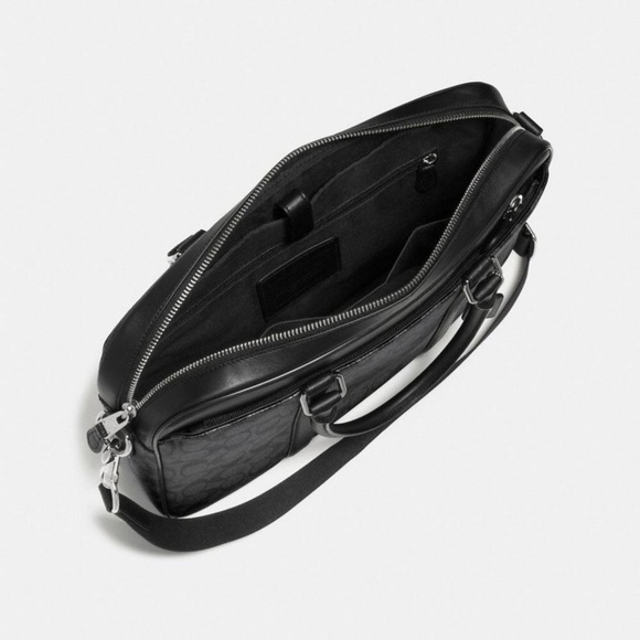COACH PERRY SLIM BRIEF IN SIGNATURE - Picture 4 of 5